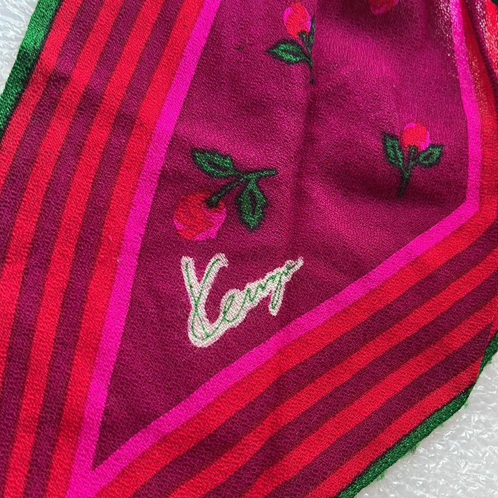 Vtg Kenzo Long Scarf - Picture 9 of 15